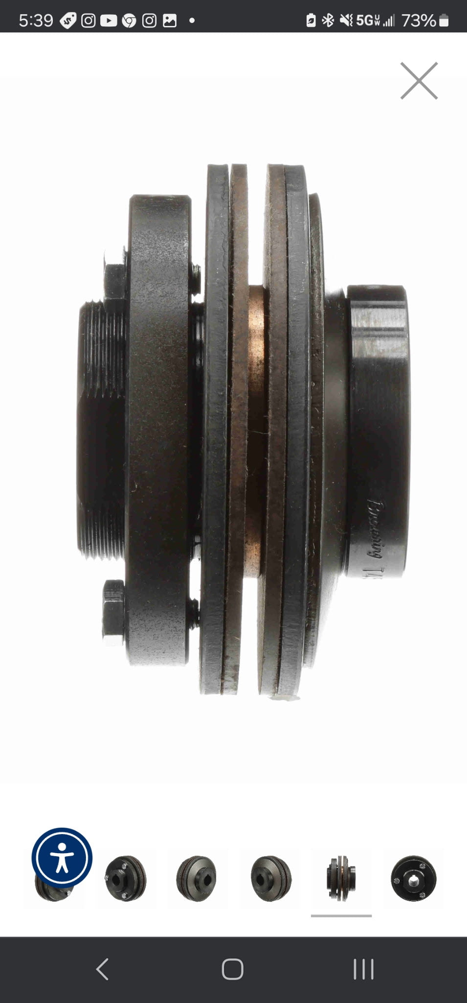 Browning T65LX 1 1/2 TORQUE LIMITER